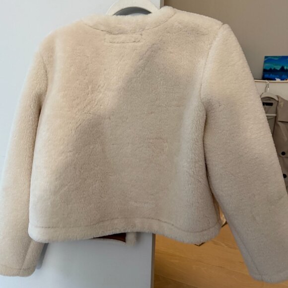 Zara Faux Fur Clasp Jacket - Picture 3 of 4